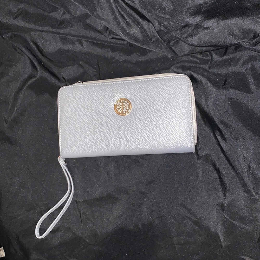 Clutch/wristlet, grey